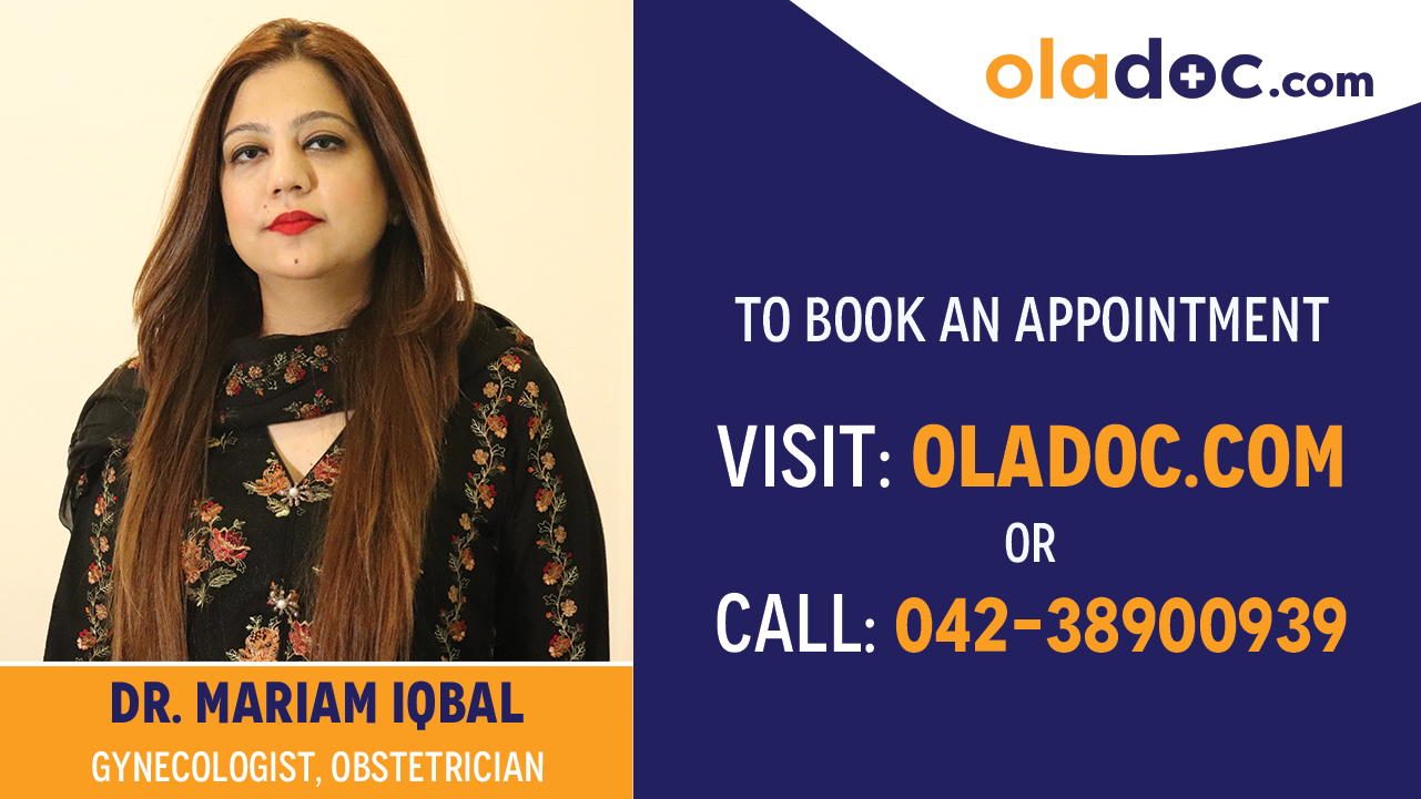 Book appointment with  Dr. Mariam Iqbal-best Gynecologist  Lahore 